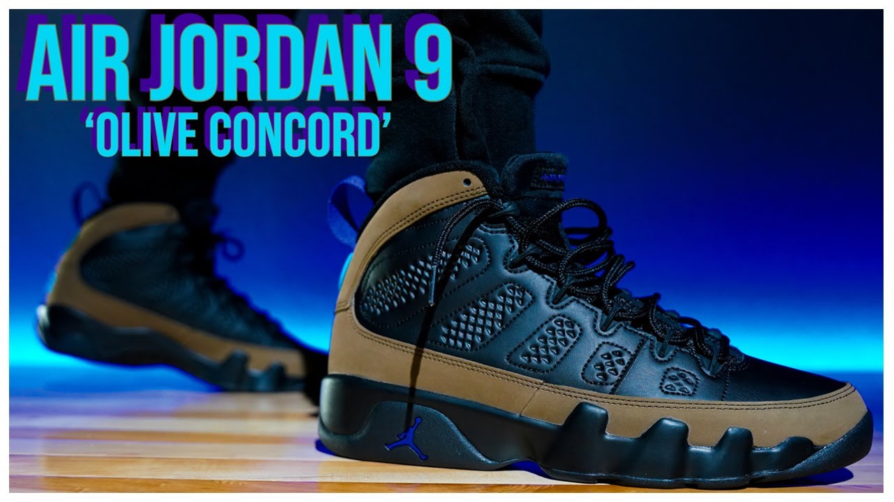 Air Jordan 9 Olive Concord